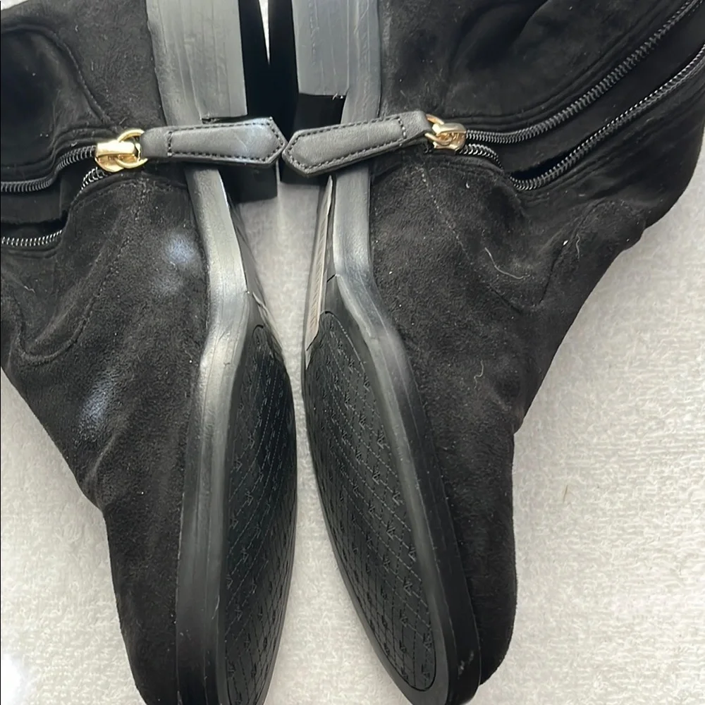 ANTONIO MELANI Black Over the Knee Boots